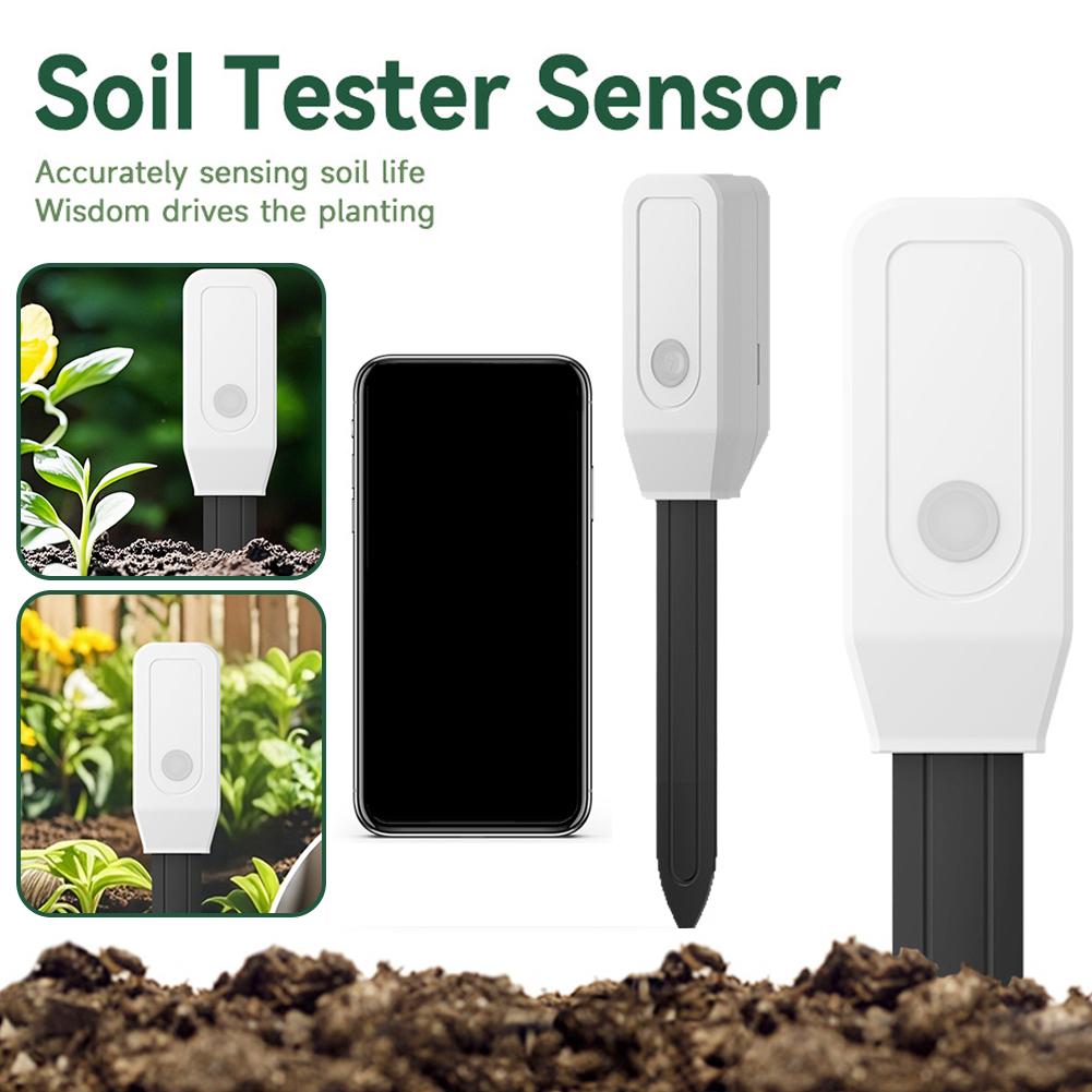 Soil Moisture Sensor - Tuya Zigbee 3.0スマート土壌テスターセンサー、ワイヤレス温度・湿度検出器、鉢植え植物の水やりすぎ防止