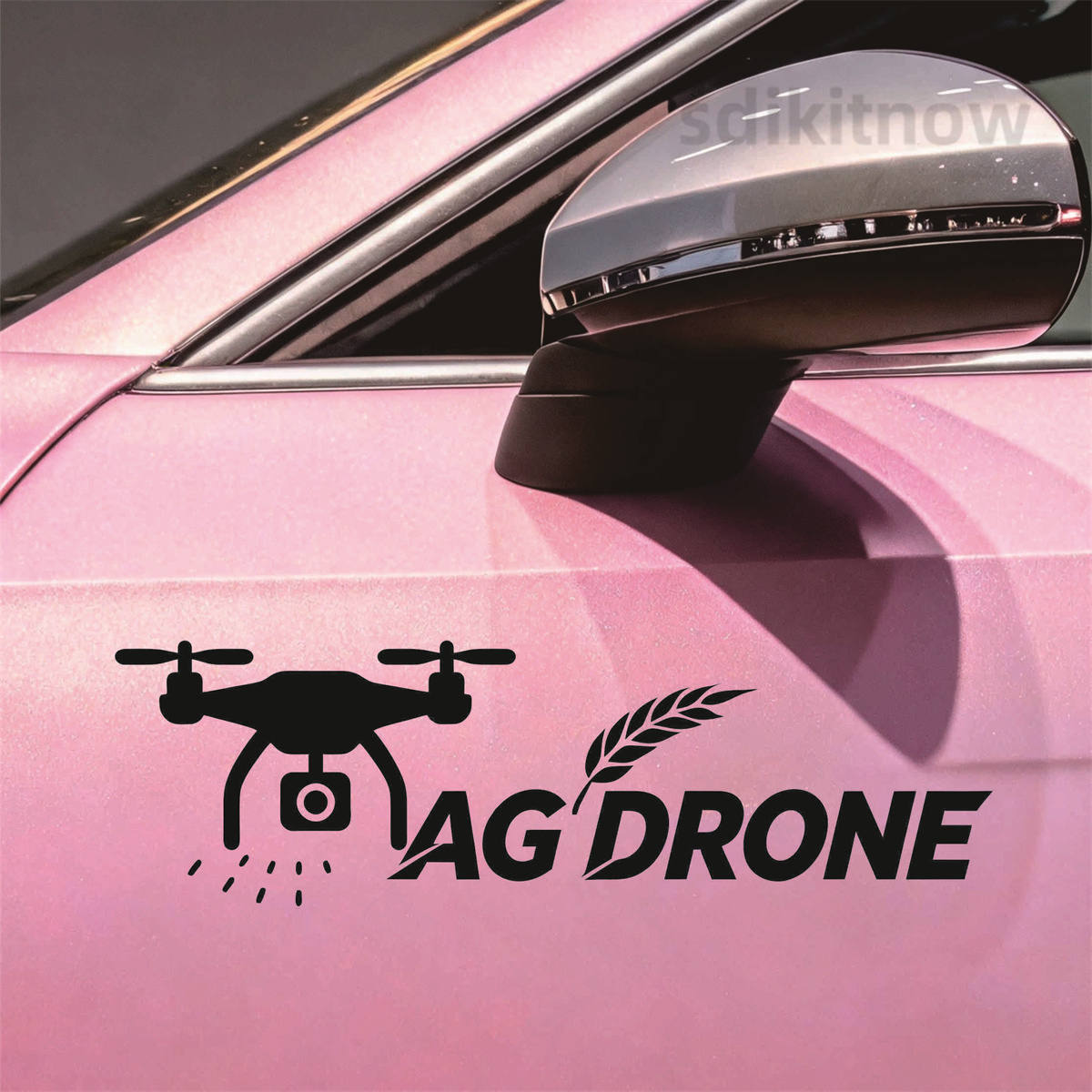 Agriculture Farming Words - AG DRONE ファームスプレービニールカーステッカー農業パイロットデカール防水窓装飾フォードトヨタラムシボレーダッジ用