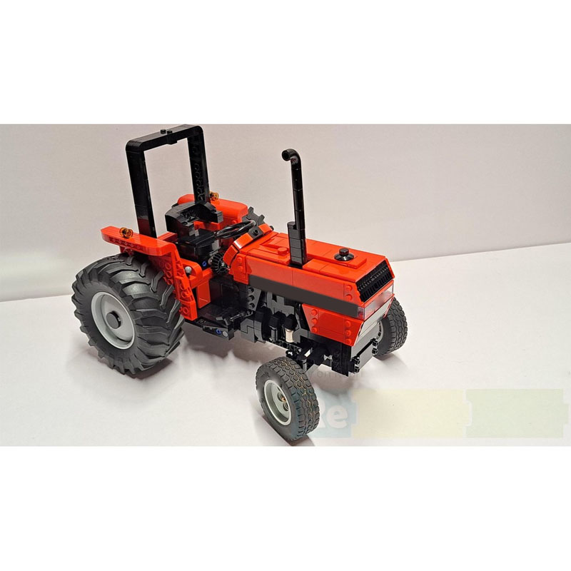Farming Agriculture Model - MOC-202283 シティファーム農業 80 年代レトロトラクタービルディングブロックモデル 1102 パーツ新年教育クリスマスおもちゃギフト