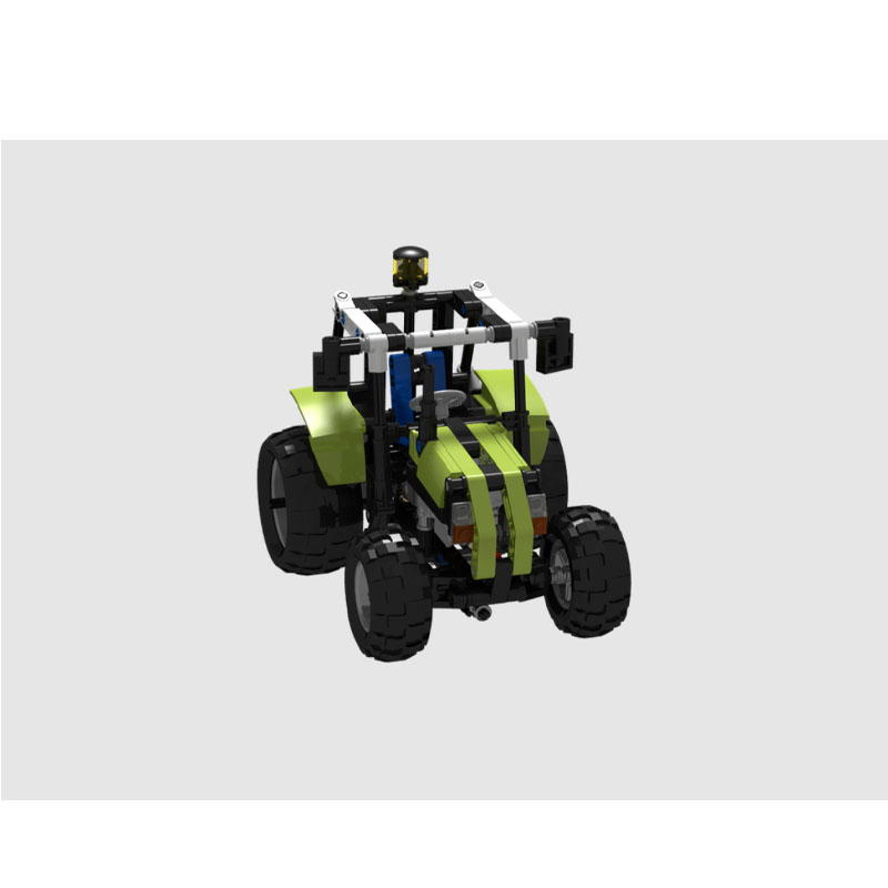 Farming Agriculture Model - MOC-46194 アーバンファーム農業トラクター ビルディングブロックモデル 284 パーツ MOC