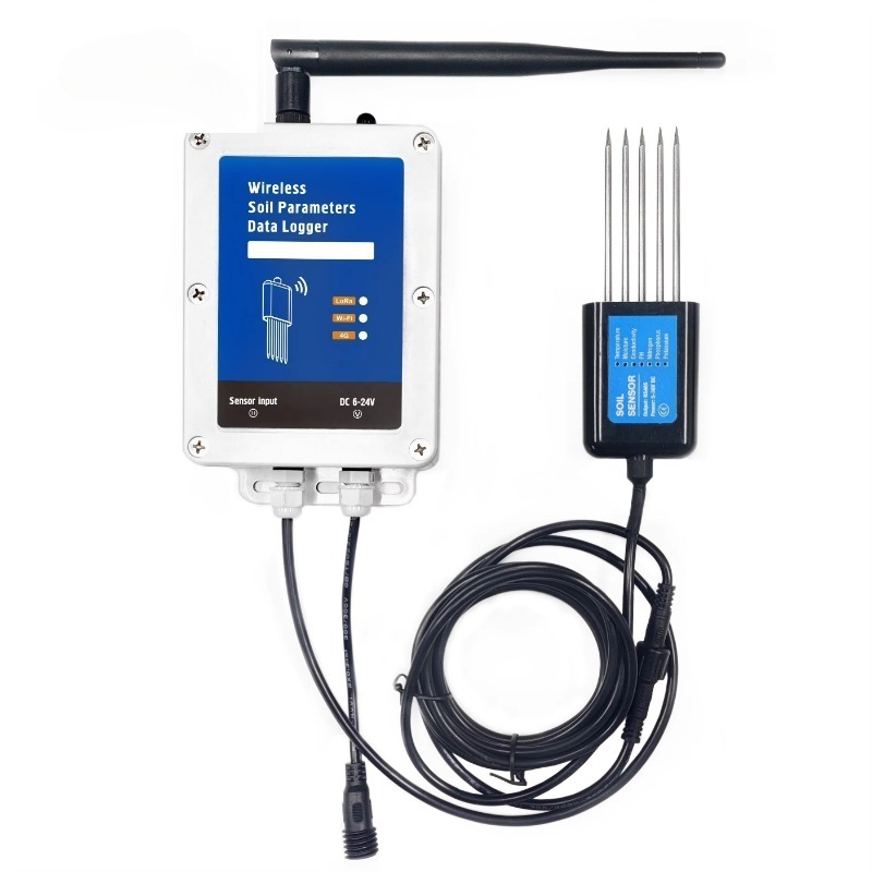 Soil Moisture Sensor - 低消費電力 土壌水分 温度 EC PH NPK