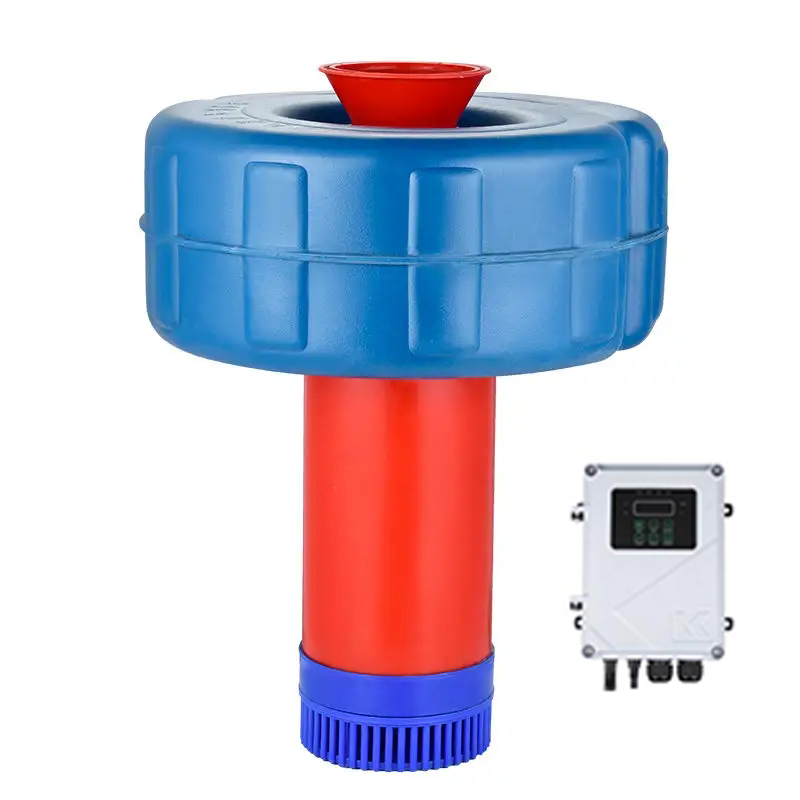 Aquaculture Aerator Pump - DC72V 1100W 魚池ポンプ ソーラー式池曝気装置 ソーラー浮遊式池酸素供給ポンプ 水産養殖用