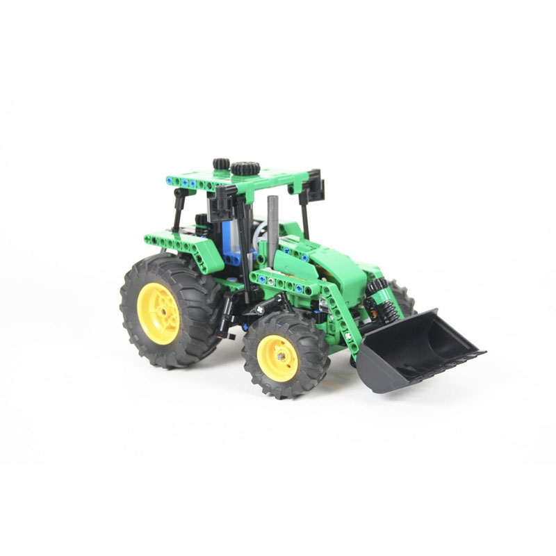 Farming Agriculture Model - MOC-107722 シティファーム農業トラクター ビルディングブロックモデル 474 パーツ MOC