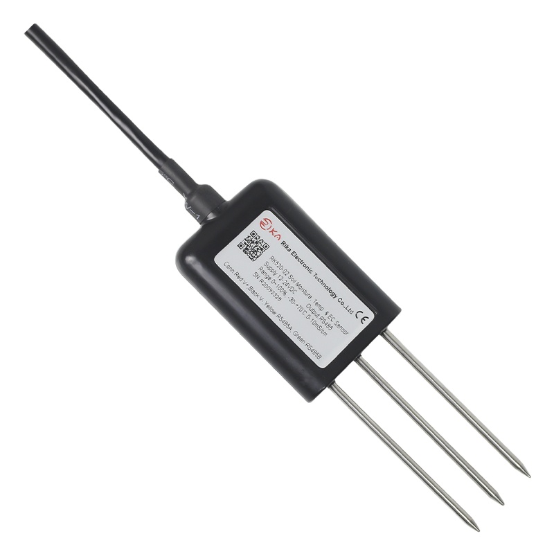 Soil Moisture Sensor - 2026 Rika RK520-02 土壌温度、水分、ECセンサー一体型3in1