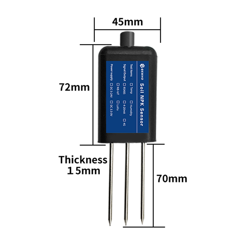 Soil Moisture Sensor - RS485 4-20mA 土壌温度湿度水分導電率トランスミッター土壌センサーキット 3ピン土壌pHセンサー