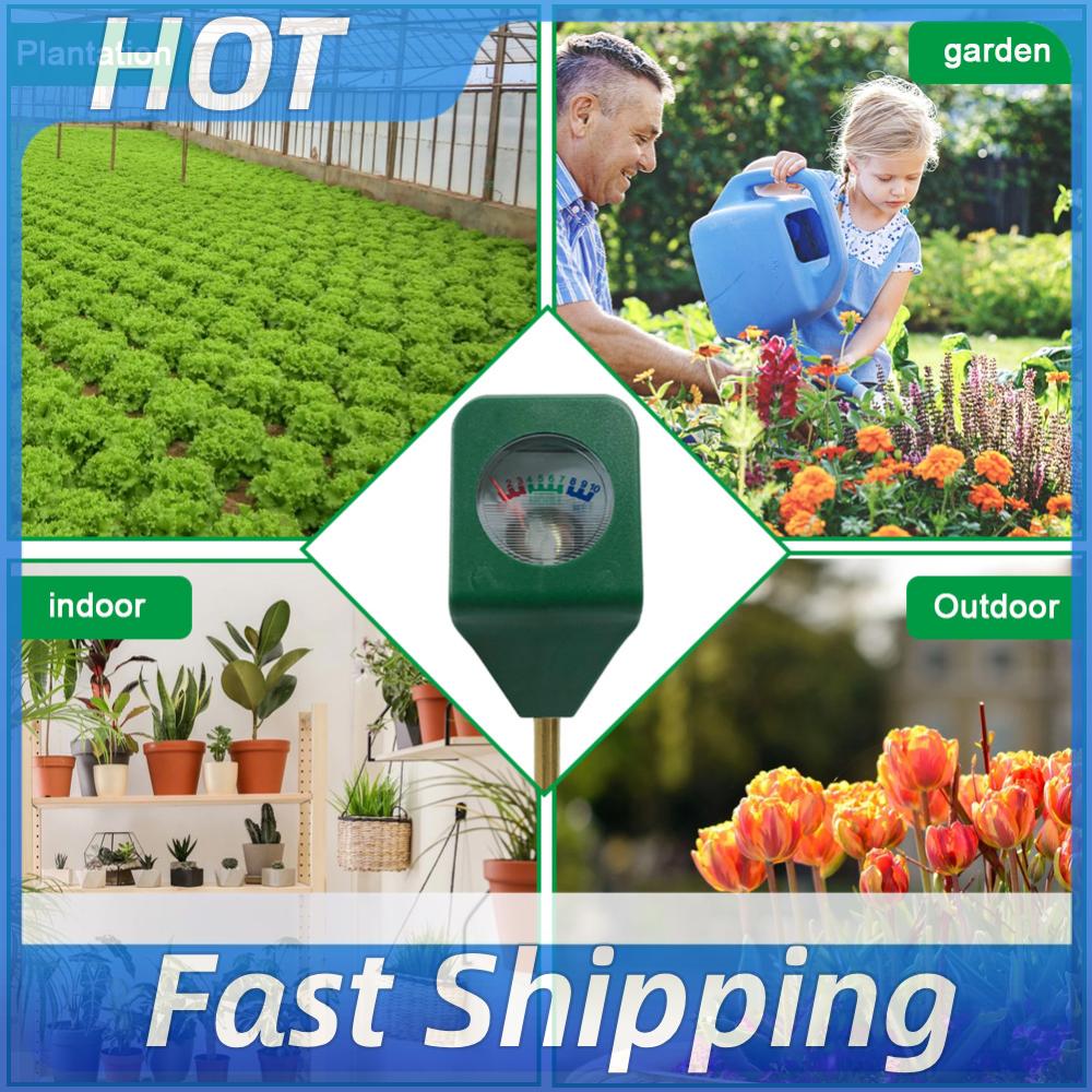 Soil Moisture Sensor - 土壌水分センサーメーター検出器金属プローブ園芸植物花水分析器テスト機器湿度計ツール