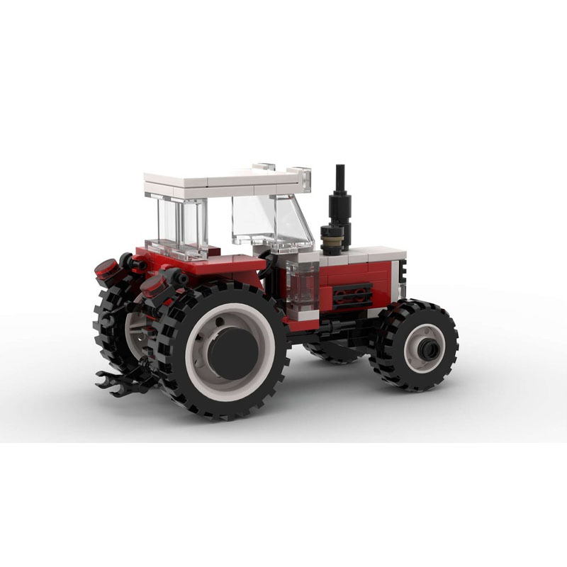 Farming Agriculture Business - MOC-160522 都市農場農業用トラクター ビルディングブロックモデル 129 パーツ クリエイティブ