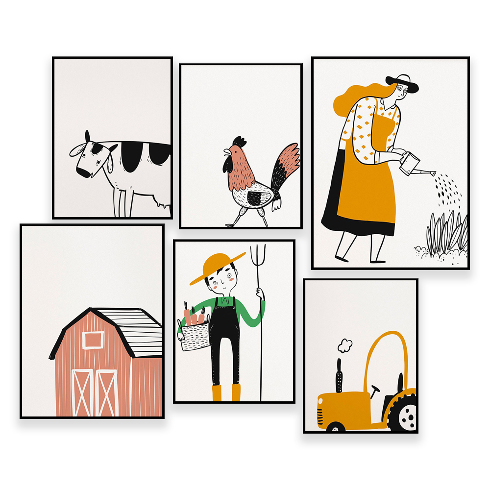Agriculture Farming Education - 4時間農業ギャラリー壁,バッグ教育テーマ,バリアパーク,納屋農場