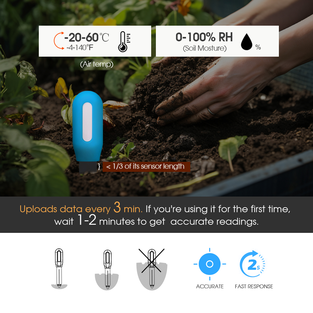 スマート Zigbee 土壌センサー 家庭菜園 温室 植物  - Soil Moisture Sensor のレビューと価格