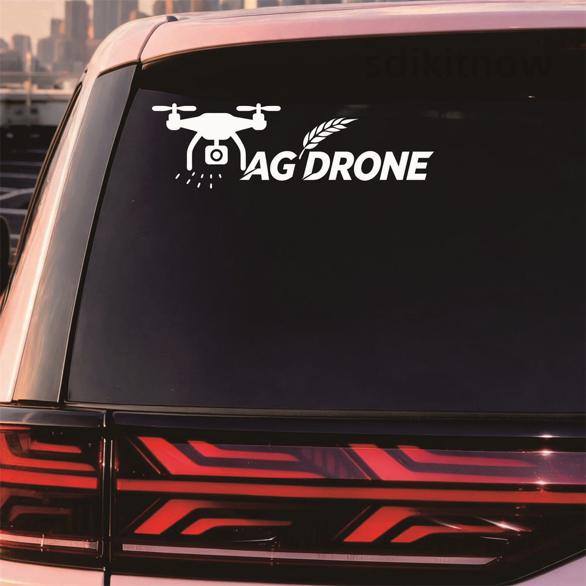 AG DRONE ファームスプレービニールカーステッカー農業 - Agriculture Farming Words のレビューと価格
