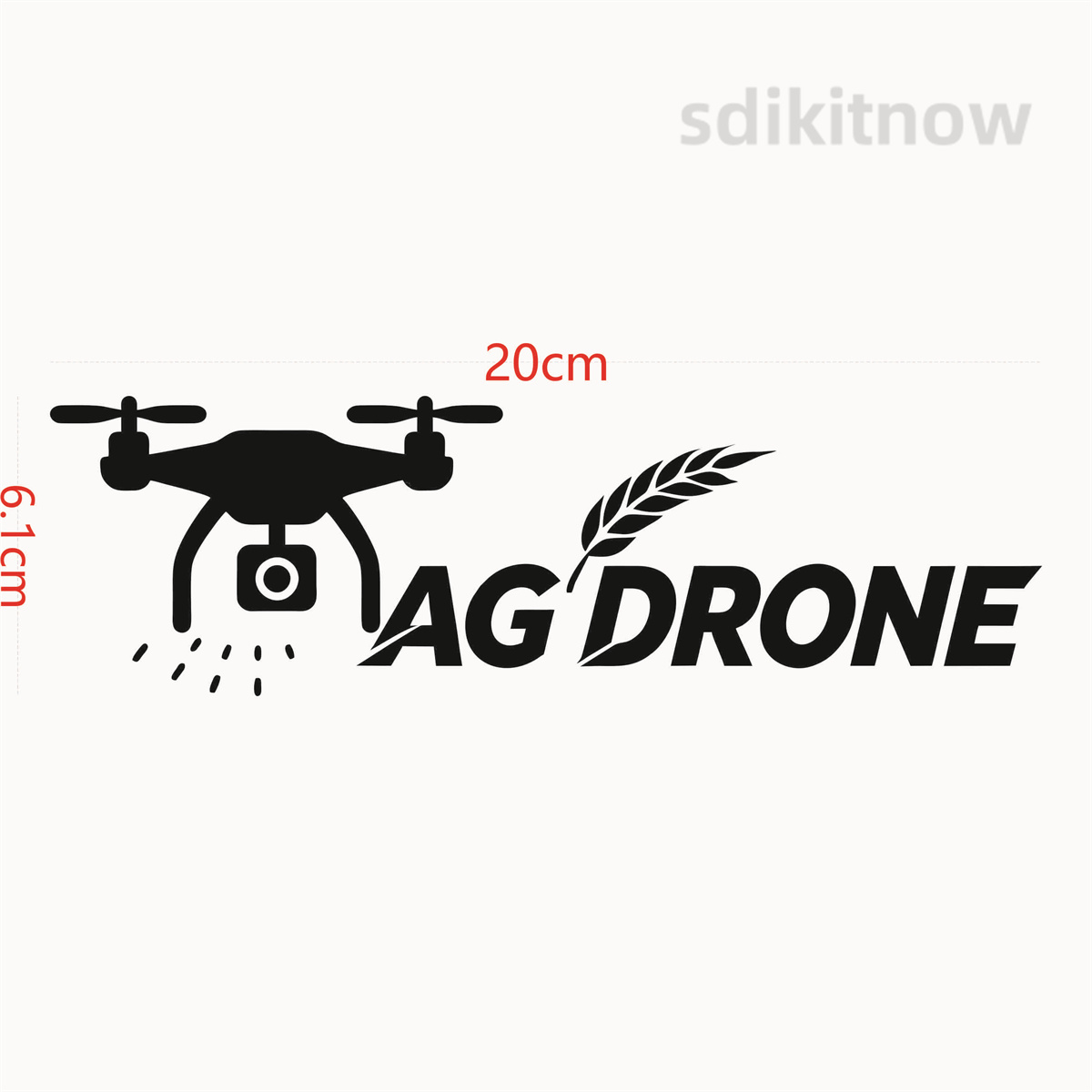 AG DRONE ファームスプレービニールカーステッカー農業 - Agriculture Farming Words のレビューと価格