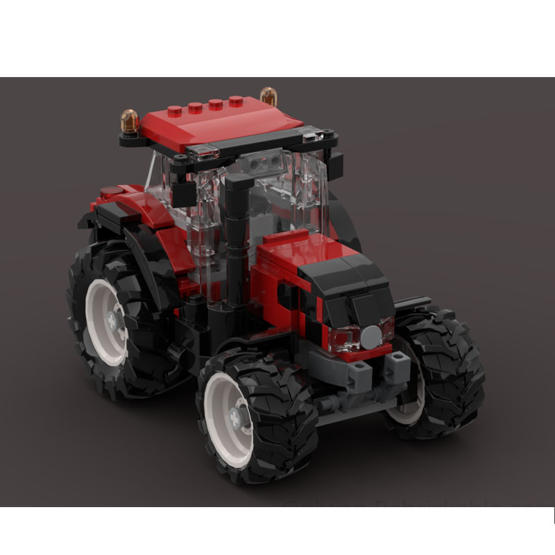 シティファーム MOC-271284 赤い農業用トラクター  - Farming Agriculture Model のレビューと価格