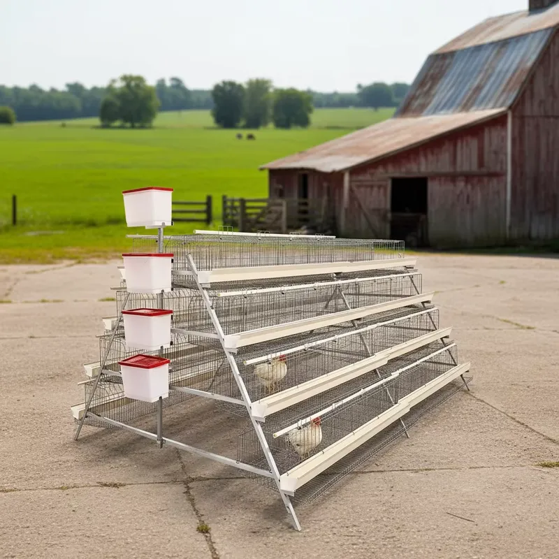 A型バッテリーケージフルセット、飼料トラフ、プラスチック製水 - Farming Africa のレビューと価格