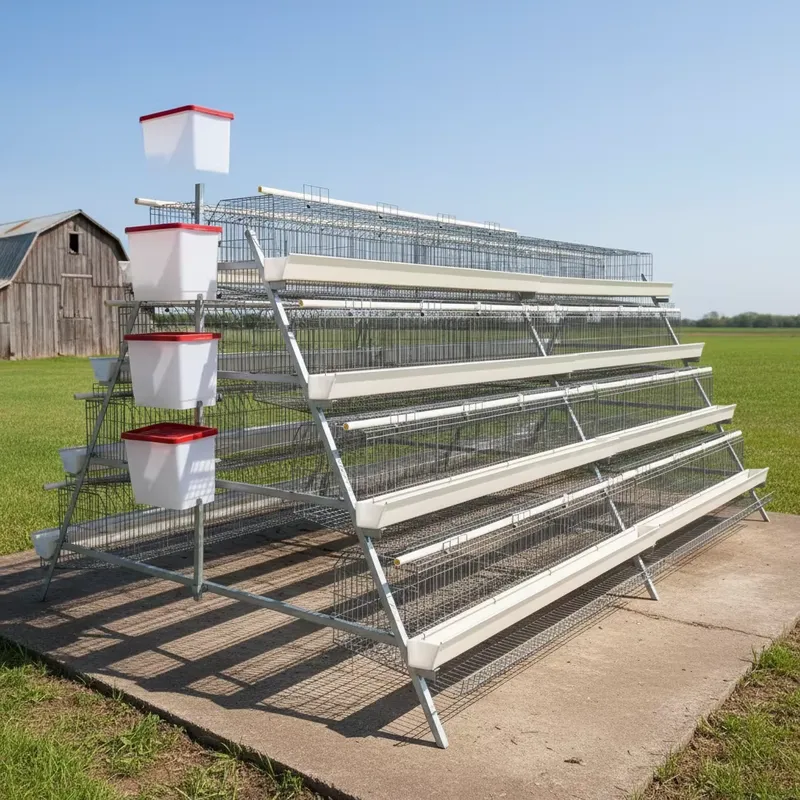 A型バッテリーケージフルセット、飼料トラフ、プラスチック製水 - Farming Africa のレビューと価格