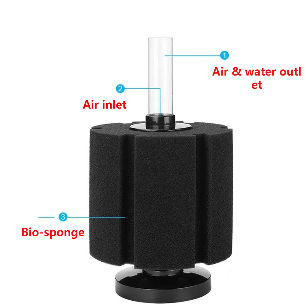 水槽フィルタースポンジ 魚タンク用 エアポンプ スキマー 生 - Aquaculture Aerator Pump のレビューと価格