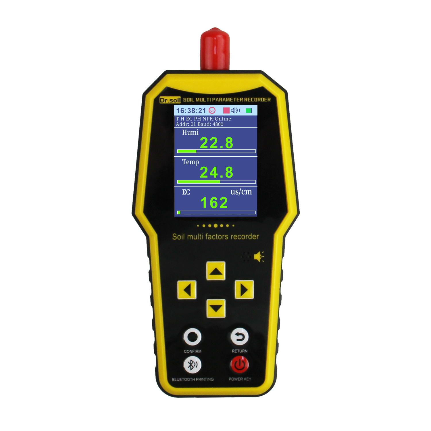 7 in 1 ポータブル土壌水分センサー検出器 pH値テスタ - Soil Moisture Sensor のレビューと価格