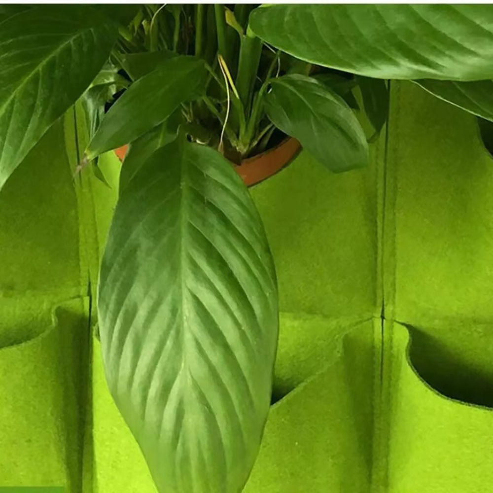 多ポケットグリーン垂直吊り下げ式ガーデンプランター野菜果物花 - Vegetable Transplanter のレビューと価格