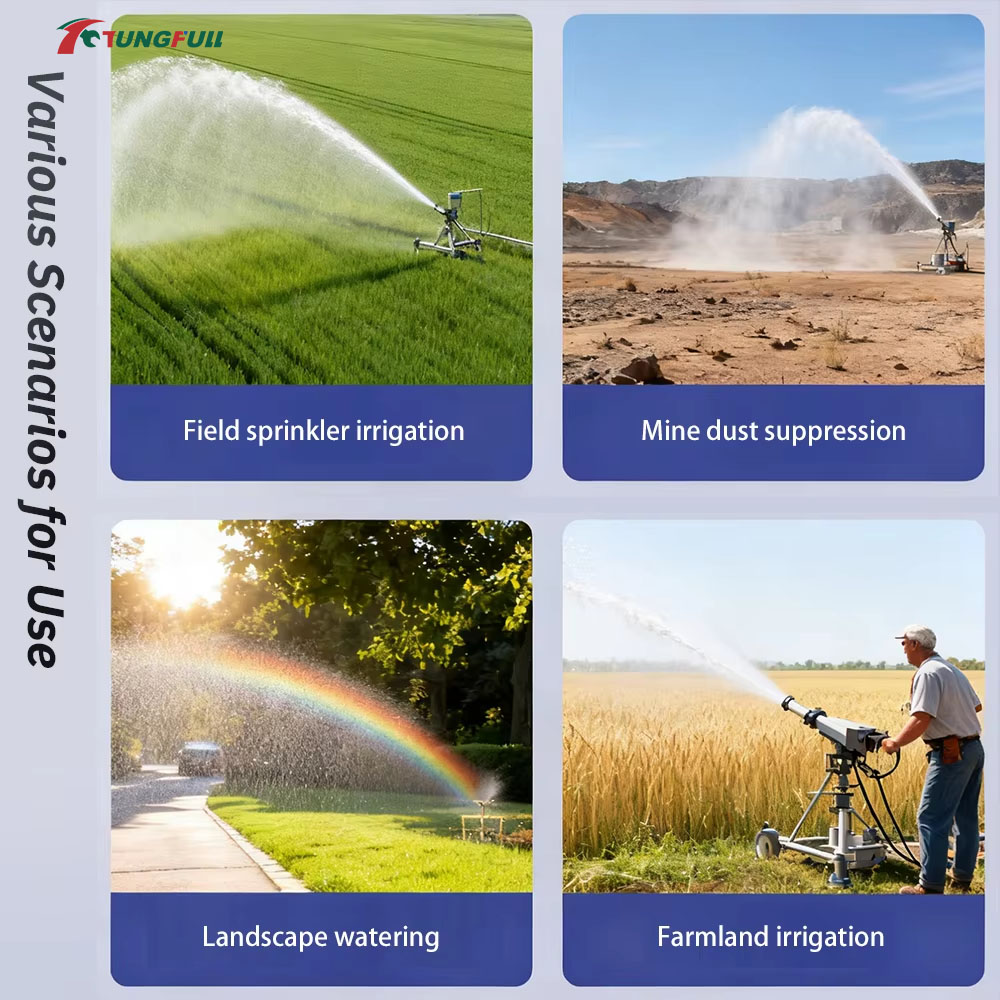 0-48 °   自動回転式タービン散水機、調整可能なスプレ - Agriculture Farming Usa のレビューと価格