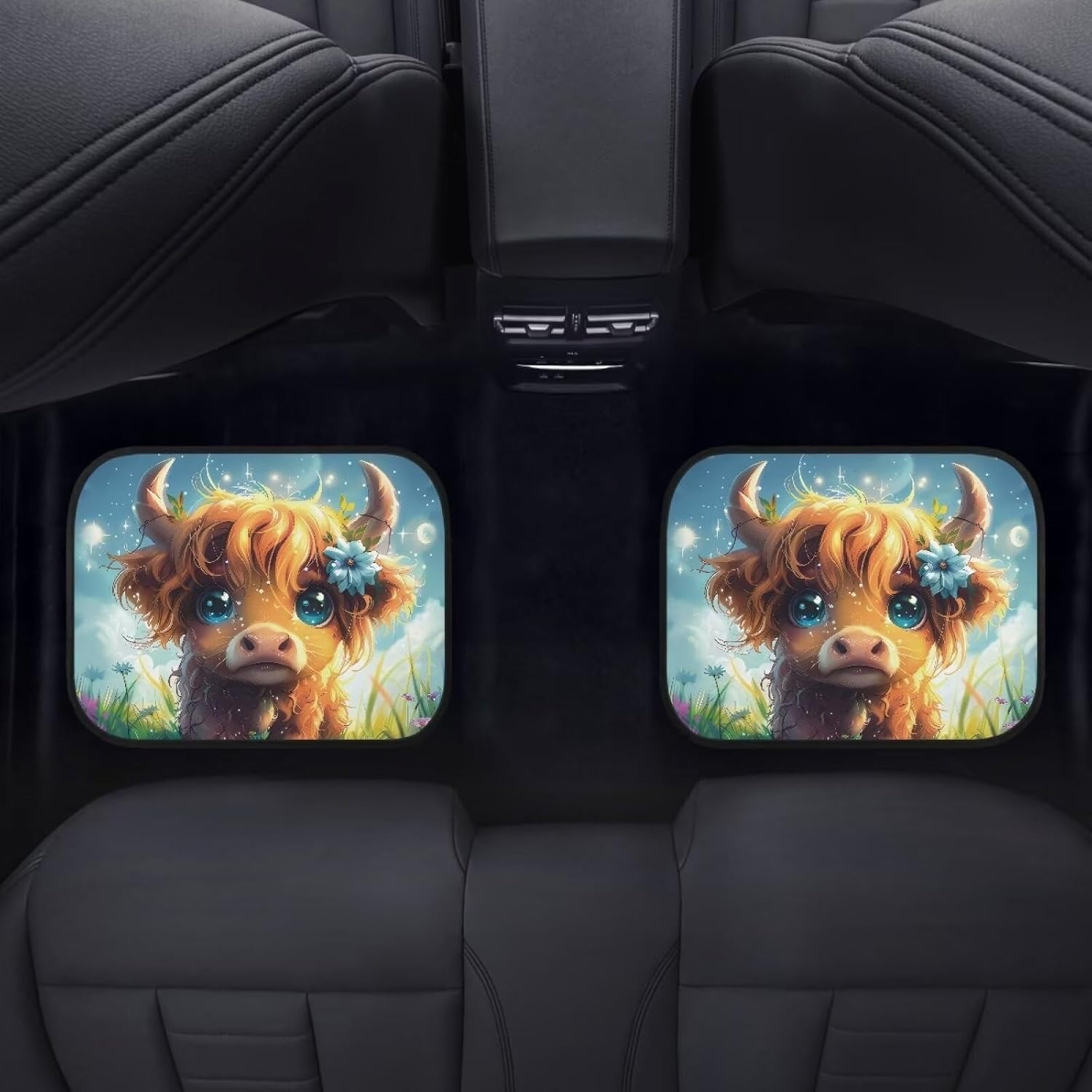 かわいいハイランドカウカーフロアマット、耐久性のあるゴム製マ - Cow Mat Rubber のレビューと価格
