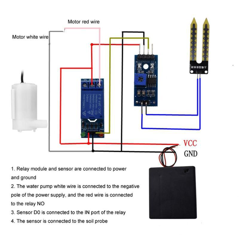 自動灌漑ガーデンキット土壌水分センサー自動灌漑モジュールDI - Soil Moisture Sensor のレビューと価格