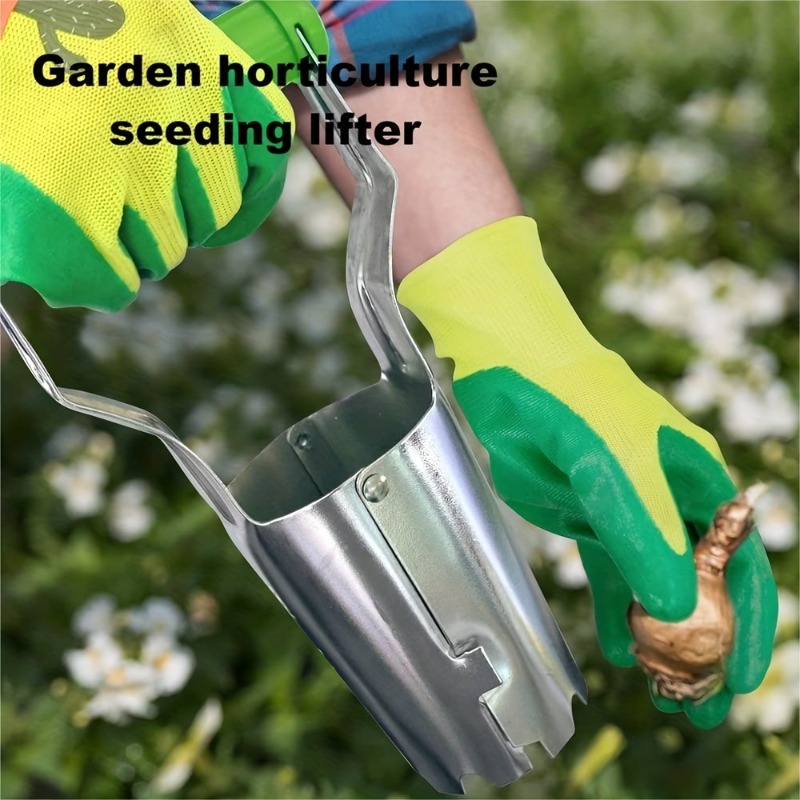 1-5 個ハンドル苗移植機手持ち式ガーデンツール穴掘り花植え - Vegetable Transplanter のレビューと価格