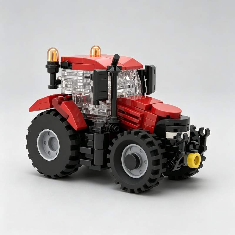186ピース 農業トラクター MOC ビルディングブロック  - Agriculture Farming Education のレビューと価格