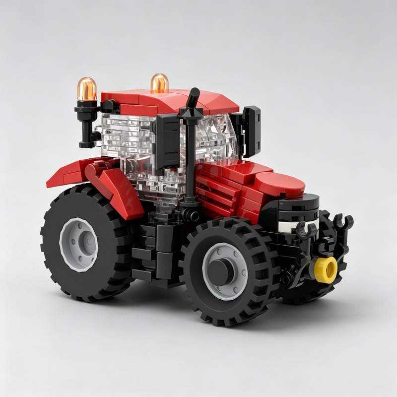 186ピース 農業トラクター MOC ビルディングブロック  - Agriculture Farming Education のレビューと価格