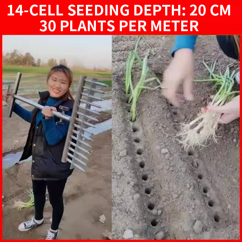 玉ねぎ移植機、稲苗移植機、手動穴あけ器、ニンニク移植機、野菜 - Vegetable Transplanter のレビューと価格