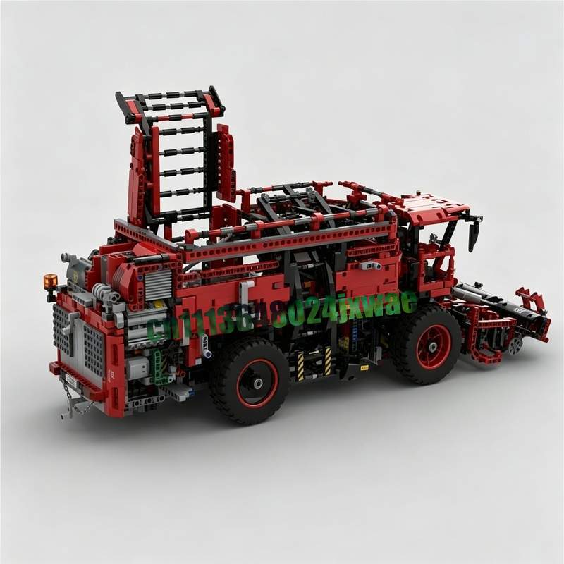 3747ピース 赤色農業ハーベスター農場車両モデル カスタム - Agriculture Farming Education のレビューと価格