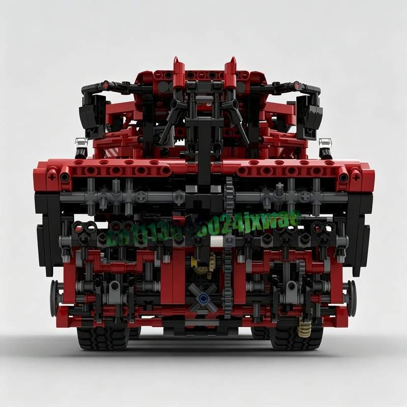 3747ピース 赤色農業ハーベスター農場車両モデル カスタム - Agriculture Farming Education のレビューと価格