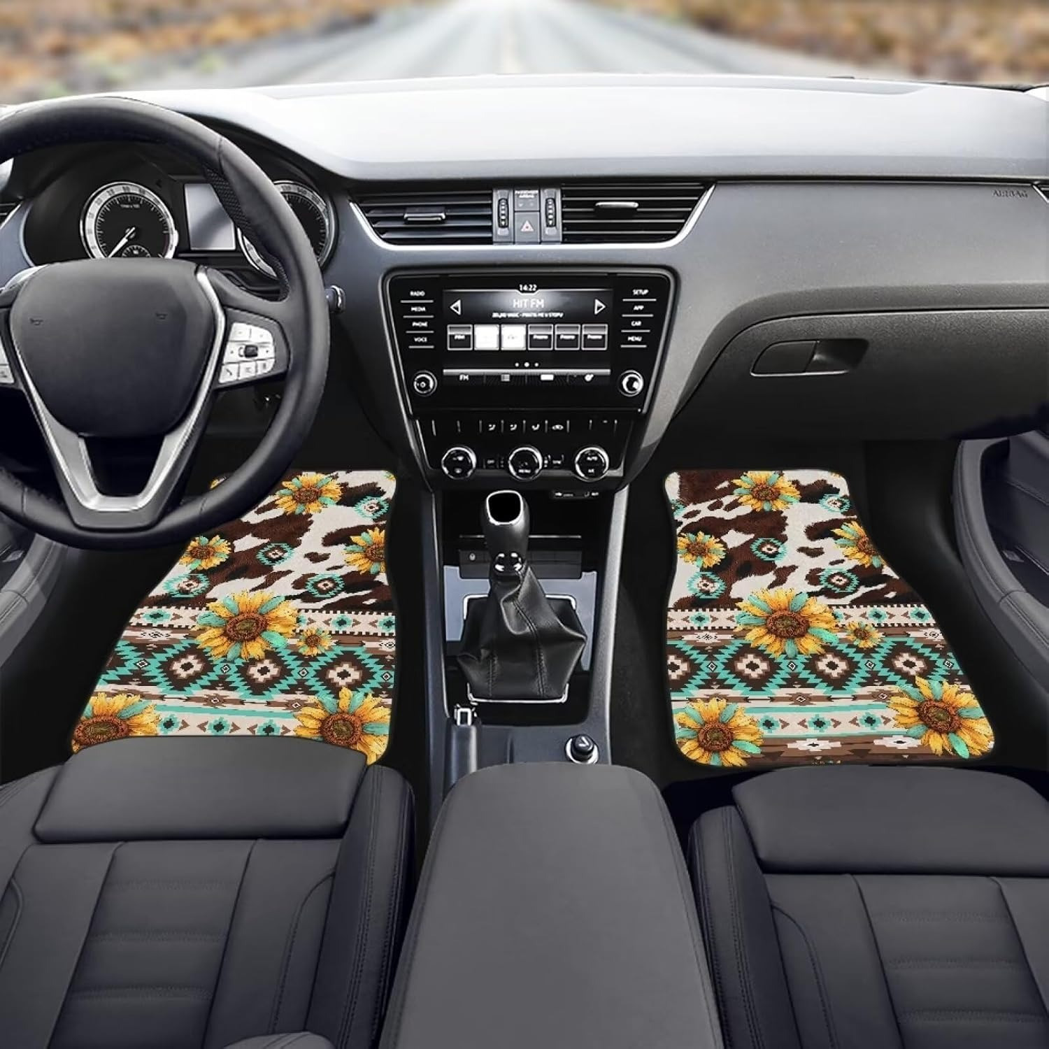 アステカ車用フロアマット 全天候型ユニバーサルラバーフロアマ - Cow Mat Rubber のレビューと価格