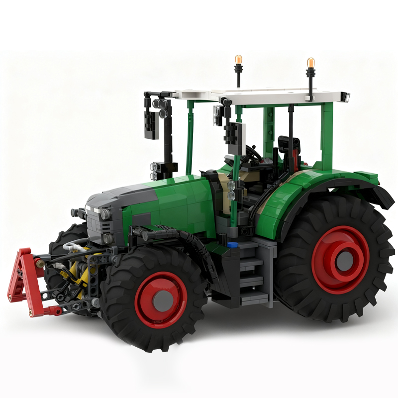 新しいグリーンファームトラクターと赤いベーラートレーラーMO - Farming Agriculture Model のレビューと価格